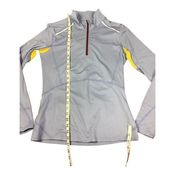 Athleta Quarter Zip Athletic High Neck Zip Pocket Shirt Size medium - Picture 7 of 11